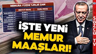 Meslek Meslek Memur Zammı Tablosu! En Düşük Memur Maaşı Ne Kadar Oldu?