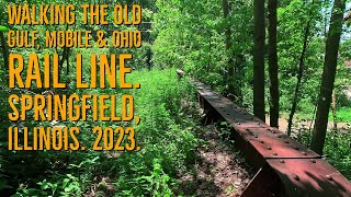 Springfield, IL: Walking the old Gulf, Mobile \u0026 Ohio Rail Line