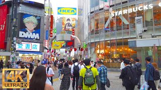 Tokyo 4K Walk - Shibuya Scramble [ 渋谷スクランブル交差点 ] 2021