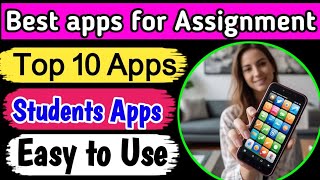 Top 10 best apps for assignment | Assignment apps for student