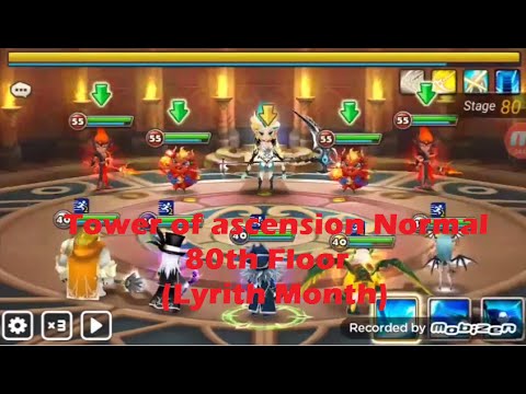 Summoners War - TOA Floor 80 Normal (Lyrith Month) - YouTube