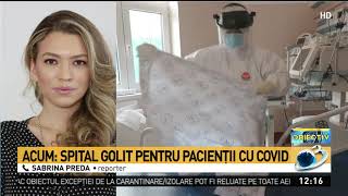 Spitalul Judeţean Ilfov este golit de urgenţă pentru a face loc pacienţilor Covid