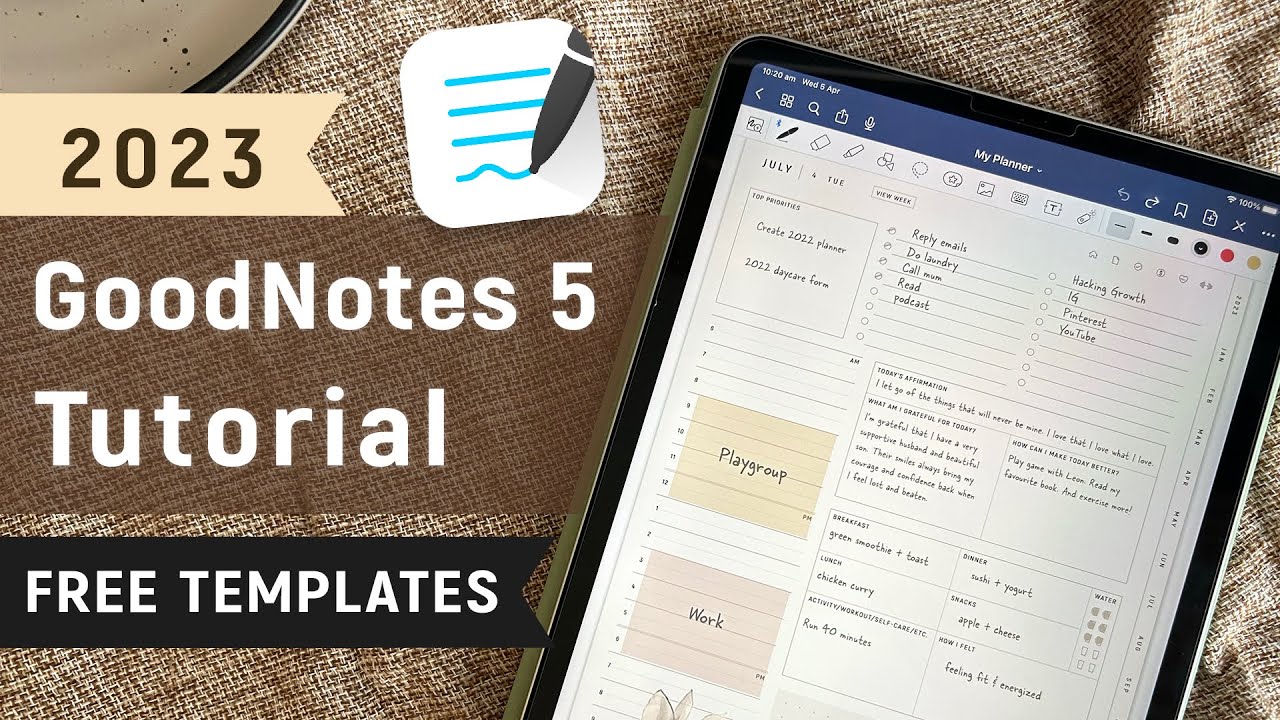 Goodnotes Tutorial Tips And Tricks Ipad Youtube
