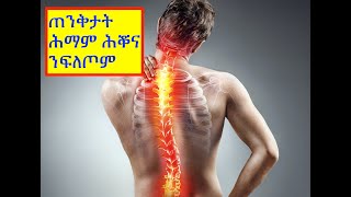 ጠንቅታት ቃንዛን ሕማምን ሕቆና ንፍለጦም (Back pain causes)#ትግርኛ #ጥዕና #ሓበሻ