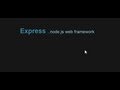Getting Started With Express Web Framework: Node.js