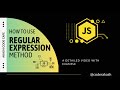 Regular expression full tutorial | HINDI | Beginner to Advanced | JavaScript