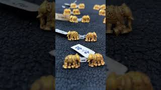 Gold elephant design earrings design and jewellery collections start from 5 grams