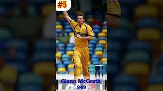 Top 10 Bowlers With Most Wickets In International Cricket #top10 #cricket#glennm
