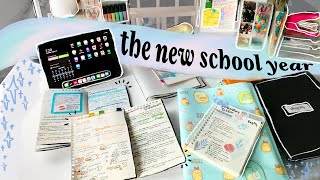 how to prepare for the new school year 📝🤍 BACK TO SCHOOL