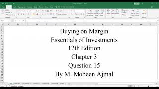 Buying on Margin, Initial Margin, Maintenance Margin and ROI: Calculations and Interpretations