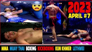 Top 50 Brutal Knockouts - Muay Thai.MMA.Kickboxing.Boxing🌎2023.4 #7