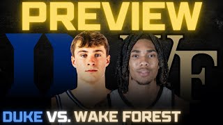 Duke vs. Wake Forest Game Preview and Predictions!