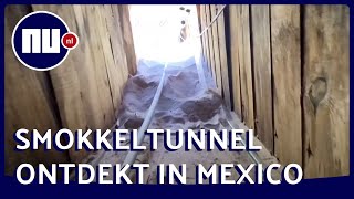 VS ontdekt geraffineerde smokkeltunnel bij Mexicaanse grens | NU.nl