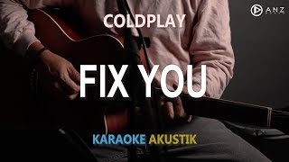 Fix You - Coldplay || Karaoke ||