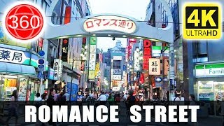 [4K 360°] Romance Street in Ikebukuro, Tokyo || JAPAN 360