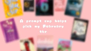 A prompt cup helps pick my February TBR