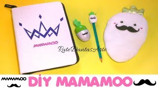 DIY MAMAMOO: Almofada Moomoo, Fichário com Zíper, Apontador Lightstick E+ #KPOP #MAMAMOO