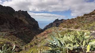 Time lapse video of the rugged landscape near Masca on Tenerife