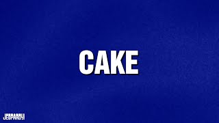 Cake | Category | JEOPARDY!