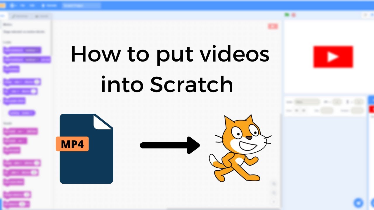 How To Put Videos Into Scratch (check Description :D) - YouTube