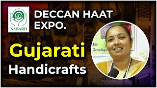 Gujarati Handicrafts at NABARD 7th Deccan Haat 2021 Expo | Hybiz tv