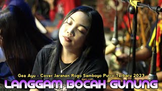 GEA AYU Langgam BOCAH GUNUNG Jaranan Rogo Samboyo Putro live Ngantang Malang 2023