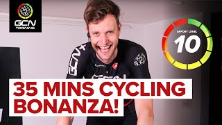 Conor’s Racing Bonanza! | 35 Minute HIIT Indoor Cycling Workout