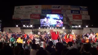 総踊り　～2014高知よさこい祭り・後夜祭　中央公園