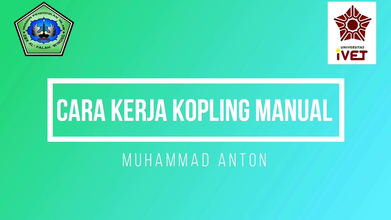 Cara Kerja Kopling Manual - YouTube