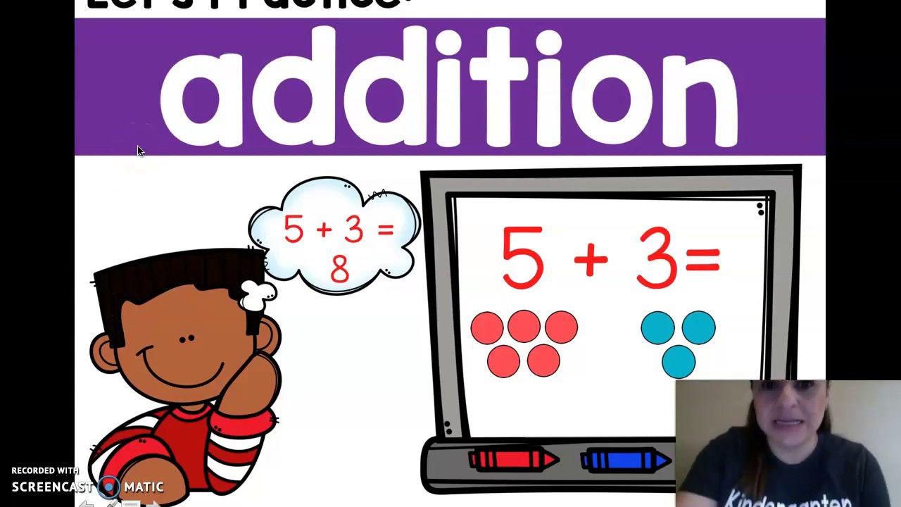 Kinder Addition Powerpoint - YouTube