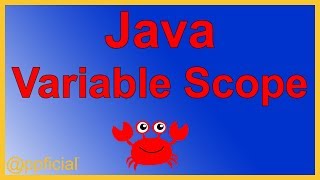Variable Scope in a Java Program by Example - Java Programming Tutorial - Appficial