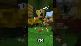 Пчела разозлилась🤫😱#shorts#minecraft