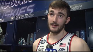 UConn's Alex Karaban reacts to Final Four win over Miami | Full Interview