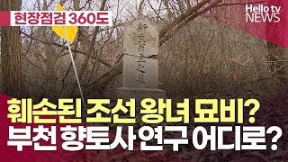 고속도로 사업지서 '훼손된 왕녀 묘비?'…부천 향토사 관리 허술 | #헬로tv뉴스