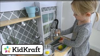 Let's Cook Wooden Play Kitchen Toy demo by KidKraft