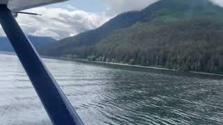 landing via float plane at Pack Creek, Admiralty Island, near Juneau, Alaska, 2 Aug 2023 (7100)