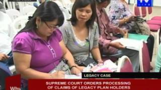 Supreme Court orders processing of claims of Legacy plan holders