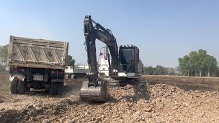 ถมดินปรับพื้นที่ก่อสร้าง แพลนท์คอนกรีต ต.แม่ใส อ.เมือง จ.พะเยา excavator and trucks EP.1