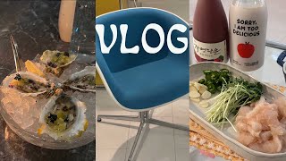 일상 브이로그 VLOG • 나만 알고싶은 인생맛집을 소개합니다😋 새로운 운동도 시작했어요 (헬린이,골린이 등극) 🤭 그리고 갑작스런 비트라 의자와의 이별..🥲.....