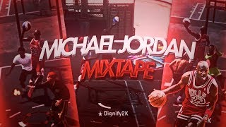 MICHAEL JORDAN CRAZY CONTACT DUNKS AT THE PLAYGROUND! NBA 2K18 SLASHER MIXTAPE
