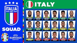 ITALY SQUAD EURO 2024 | ITALY SQUAD DEPTH EURO 2024 | UEFA EURO 2024 GERMANY
