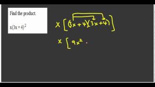 Multiplying polynomials Example 3