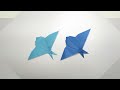 【折り紙 鳥】初心者でも簡単！美しい「ツバメ」の折り方！ origami swallow tutorial