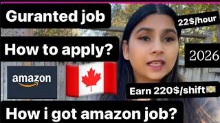 Amazon Jobs in Canada 2026 🇨🇦 | Hiring Now | No Experience | Apply Online #AmazonJobsCanada #2026
