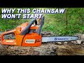 This Husqvarna Chainsaw Has A Special Part I Wasn't Prepared  For