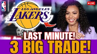 CONFIRMED NOW! 3 MEGA TRADES INVOLVING THE LAKERS! LOS ANGELES LAKERS