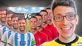 Enfrenté 11 MESSI vs 11 RONALDO en FIFA 23