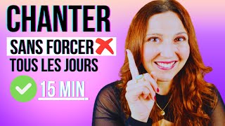 Chanter SANS forcer en 15 min par jour ❌ La ROUTINE secrète des PROS!