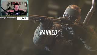 RAINBOW 6 SIEGE PC RANKED GRIND LIVE! Short Stream tonight, long tomorrow! Road to 1.2k Subs!