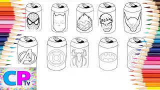 Superheroes Cans Super Speed Coloring Pages,Hulk,Flash,Spiderman,Robin,Wolverine,Batman Coloring